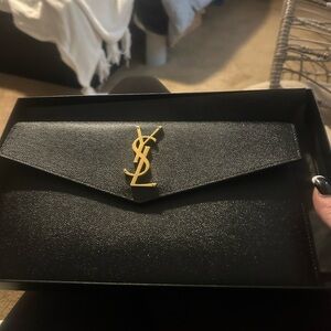 Saint Laurent Envelope Clutch Uptown YSL